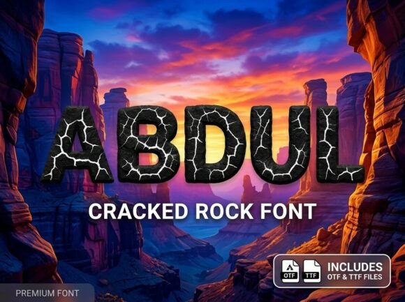 Abdul: A Bold and Artistic Display Font
