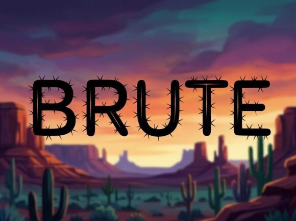 Brute: A High-Impact Display Font for Rugged and Resilient Branding