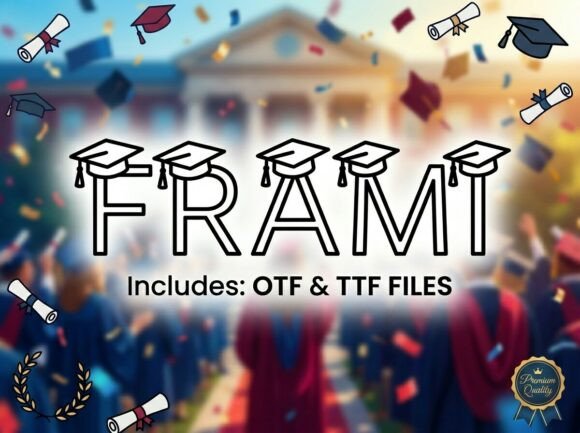 Celebrate Academic Triumph with Frami: A Font for the Scholarly and Spirited