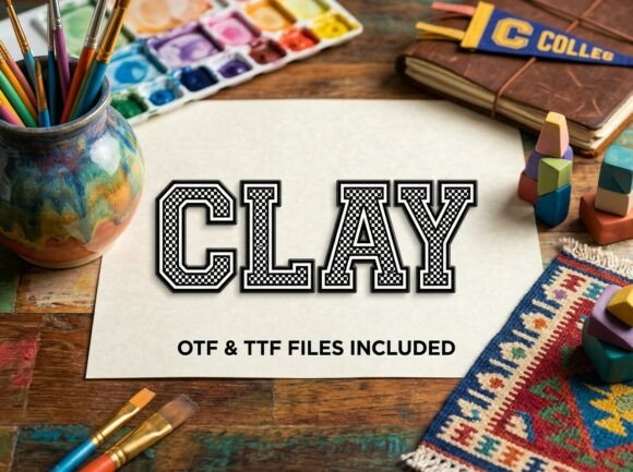 Clay: Elevating Your Brand with a Distinctive Decorative Display Font