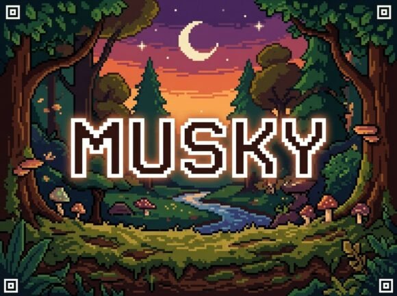 Discover Musky: The Bold and Artistic Display Font