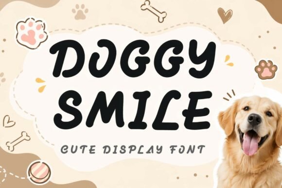 Discover the Joy of Doggy Smile: A Fun and Versatile Display Font