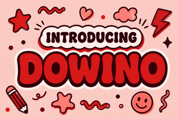 Discover the Playful Charm of Dowino Font