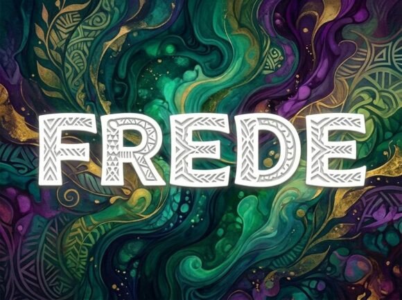 Discover the Unique Charm of Frede: A Bold and Artistic Display Font