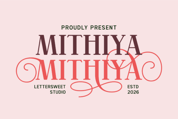 Elegant Mithiya Font: A Touch of Timeless Femininity
