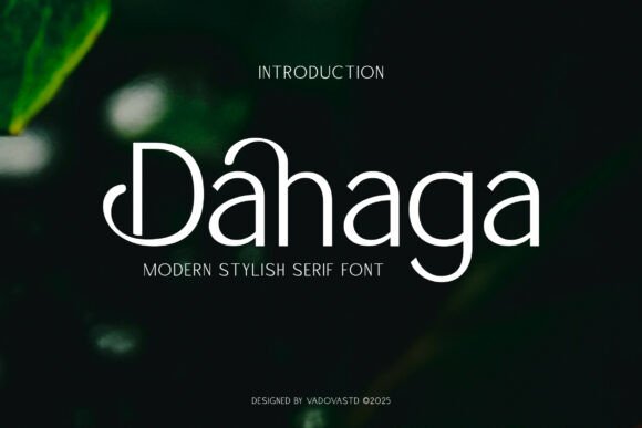 Elevate Your Brand with Dahaga: A Modern Serif Typeface