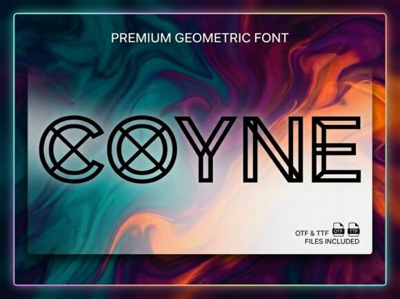 Elevate Your Visual Identity with Coyne: A Premium Geometric Display Font