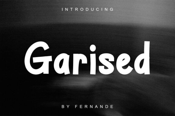 Embrace Creativity with Garised Font