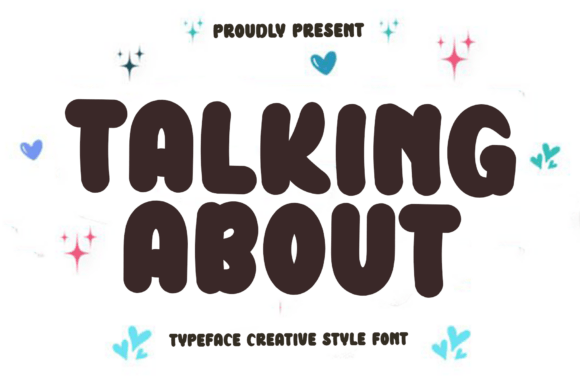 Embrace the Magic of Talking About: A Festive and Merry Typeface