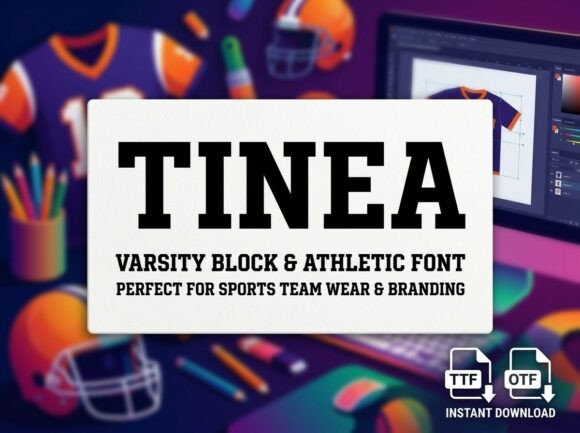 Exploring Tinea: A Bold and Dynamic Display Typeface for Modern Branding