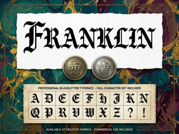 Franklin: Elevate Your Design with a Bold Display Font