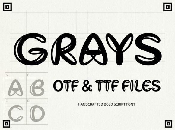 Grays: A Bold and Artistic Display Font