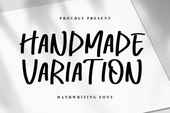 Handmade Variation: A Charming and Creative Font