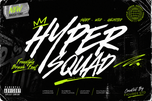 Hyper Squad: Bold Creative Expression in Typography