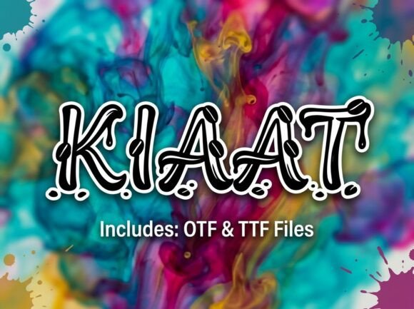 Indulge in a Sensory Experience with Kiaat: A Fluid Display Typeface