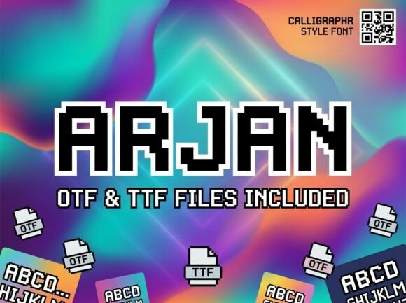 Level Up Your Aesthetic with Arjan: The Retro-Digital Typeface