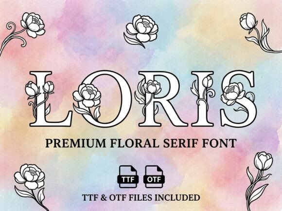 Loris: A Unique Decorative Display Font for High-Impact Design
