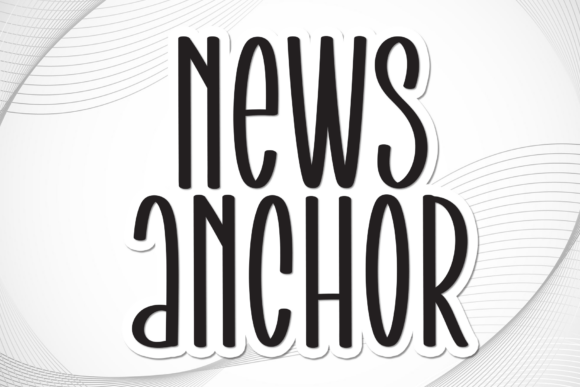 News Anchor: A Handwritten Display Font for Enchanting Invitations and Creative Projects