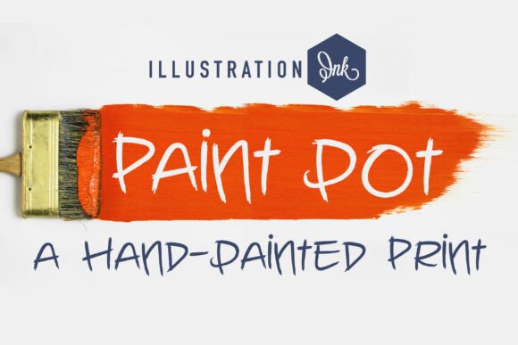 Paint Pot: Brush Some Life into Your Layouts with This Artistic Typeface