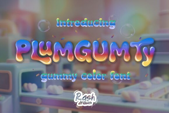 Plumgumty: A Sweet and Vibrant Font for Creative Design