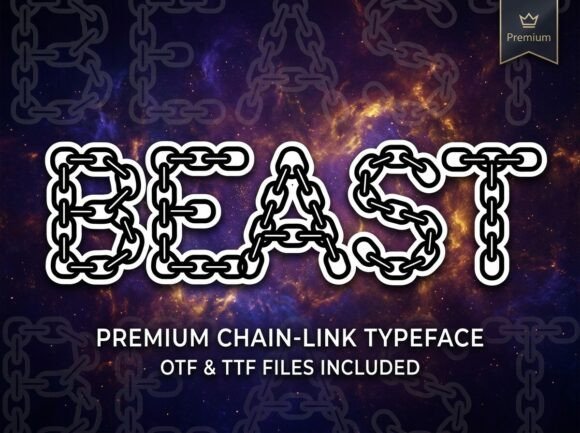 Unleash Your Brand's Strength with Beast: A High-Impact Display Typeface