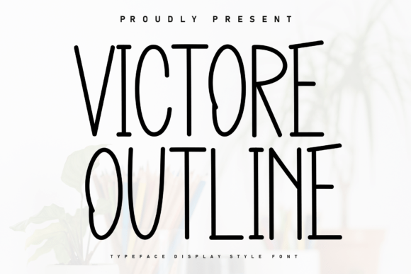 Victore Outline: A Handwritten Font for Creative and Personal Projects